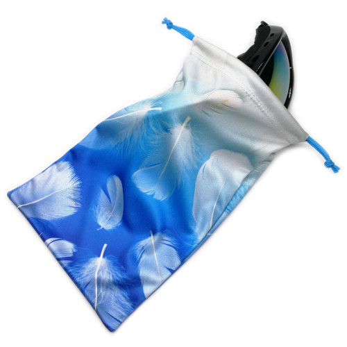 Recycled sunglasses bag,microfiber ski goggle cloth bags