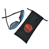 Silk Screen Printed Pu Leather Glasses/Eyeglasses/Sunglasses Pouch Bag