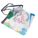 Custom Heat Transfer Printed Microfiber Optical Glasses lens Cleaning Cloth