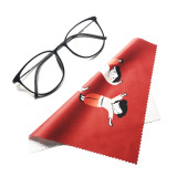 Custom Heat Transfer Printing Microfiber Sunglasses Cleaning Cloth