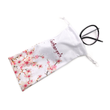 Custom Printed Soft Microfiber Drawstring Pouches Sunglasses Bags