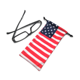 Custom Printed Soft Microfiber Drawstring Eyeglasses Pouches Bags
