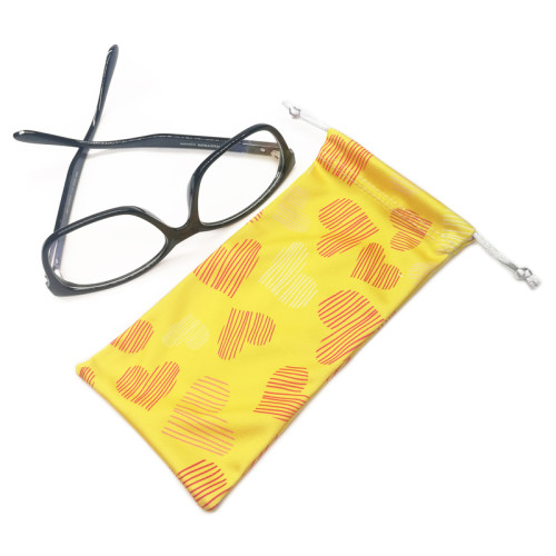 Custom Microfiber Dust Packaging Pink Soft Eyeglasses Eye Sun Glasses Sunglasses Pouch Bag With Custom Logo For Sunglasses