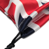 Custom Sublimation Microfiber Sunglasses Bags Pouches with Double Drawstrings