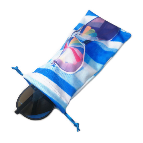 Custom Logo Heat Transferal Microfiber Glasses Pouches