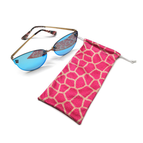 Custom Print Microfiber Glasses Sunglasses Case Soft Sunglasses Pouch