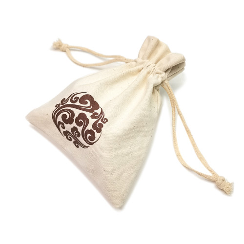 Hot Sale Canvas Jewelry Bag Nature Blank Cotton Drawstring Bag