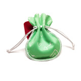 Custom Printed Jewelry Bags Velvet Round Drawstring Pouches