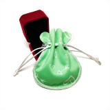 Custom Printed Love Colorful Velvet Drawstring Jewelry Bags Pouches