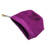 Customized Promotional drawstring velvet bag pouch with logo printing
