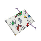 Custom Satin Gift drawstring Packing Bag Pouch With Logo
