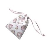 Custom Printed Suede Drawstring Pouch Bag for Jewelry Packaging