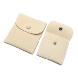 Custom Logo Printed Envelope Button Jewelry Pouch Bag