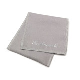 Custom logo printed double velvet Luxury Jewelry envelope pouch bag