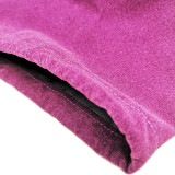 Customized Promotional drawstring velvet bag pouch with logo printing