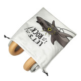 Suede headset bag soft pouch gift packing bag