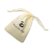 Custom Logo Small Drawstring Cotton Bag