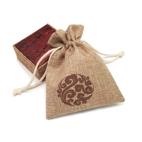 Organic  Eco Friendly Cotton Fabric Drawstring Gift  Bag Jewelry  Pouch  With Custom Logo
