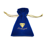 Wholesale Custom Print Velvet Jewellry Drawstring Pouch Mini Suede Jewelry Bag