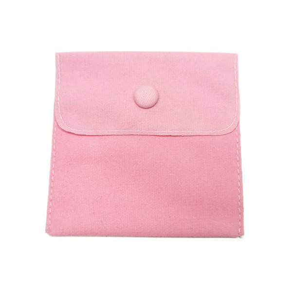 Wholesale Custom envelope double sided velvet bag pouch jewelry bag