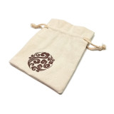 Hot Sale Canvas Jewelry Bag Nature Blank Cotton Drawstring Bag