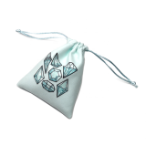 Custom Sublimation Double-sided Suede Jewelry Bag Pouch with Drawstrings