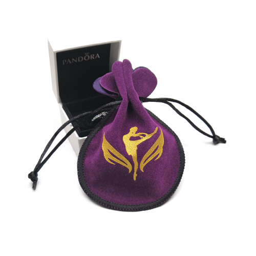 Factory Wholesale Customized Logo 7*9cm Gourd Flannelette Bag Drawstring mouth Jewelry Bag Gift Bag Jewelry Pouch