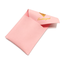 Customized print envelope velvet pouch jewelry bag