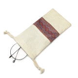 Custom Cotton with Microfiber Fabric Soft Eyeglasses Bag Pouch