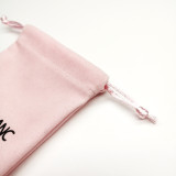 Custom velvet drawstring pouch bag velvet jewelry gift bag