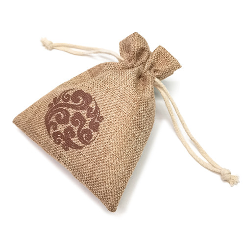 Organic  Eco Friendly Cotton Fabric Drawstring Gift  Bag Jewelry  Pouch  With Custom Logo