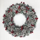 Home Decoration Pinecone Wreath Indoor and Out Door Deco Top Grade Christmas Foam and Natural Pine Cone SY Xmas 1 Color 100boxes
