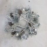 festival home decoration Photo props top grade chic handwork christmas candle wreath