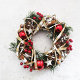 Woven rattan natural crafts home decorative photo props Christmas wreath