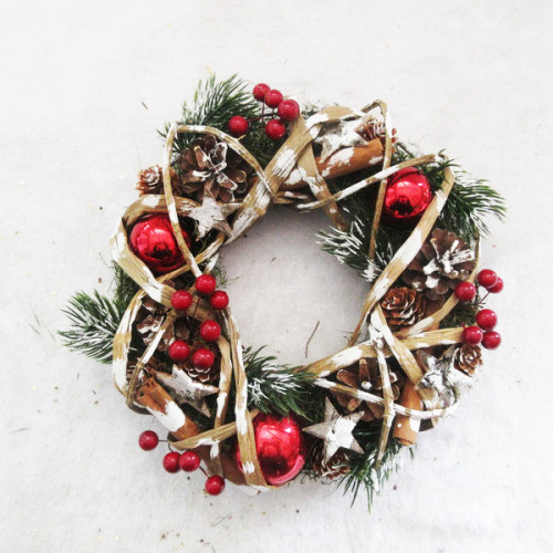 Woven rattan natural crafts home decorative photo props Christmas wreath