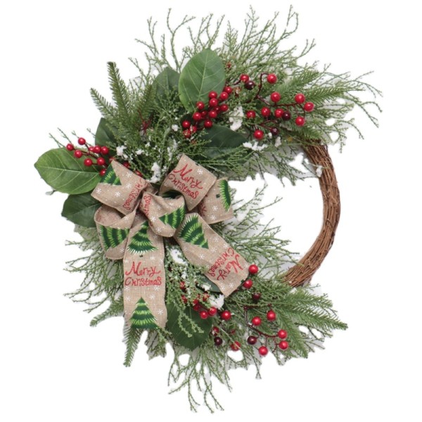 2020 new design Christmas wreath for home and party decoration