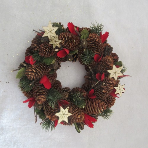 Artificial wholesale high grade festival christmas wreaths
