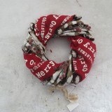 Woven rattan natural crafts home decorative photo props Christmas wreath