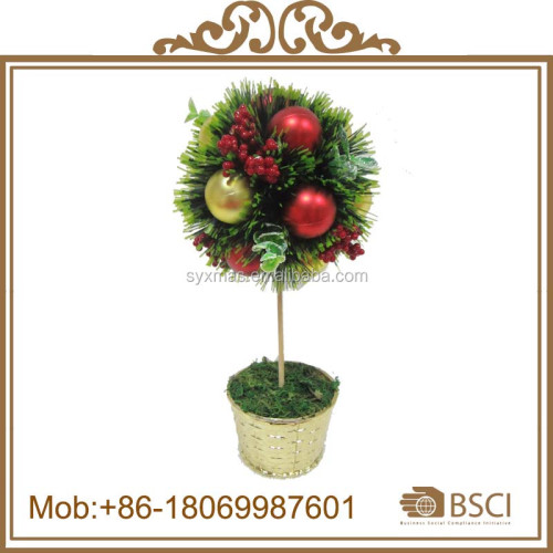 16cm mini Candle Wreath with plastic pine cone with hand make