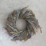Promotional fabric christmas wreath red decorated home door wreath artifical christmas hanging wreath
