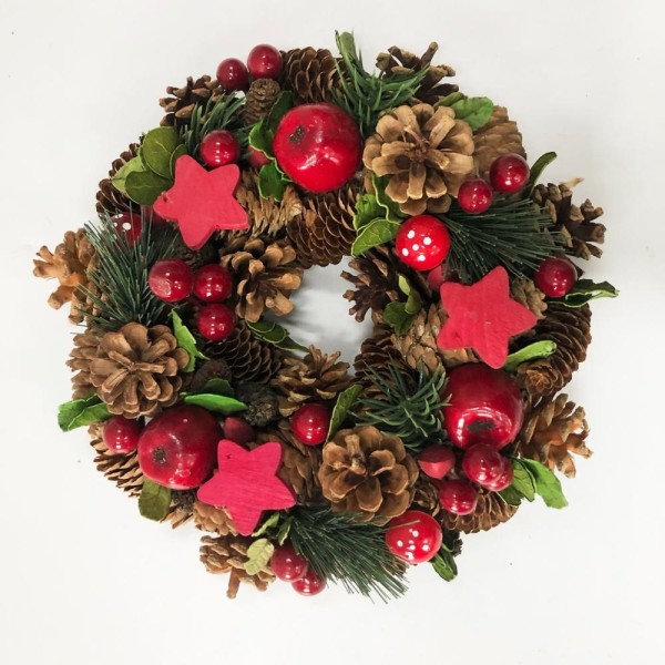 Factory sale high quality fancy christmas wreath hotsale decorative foam door