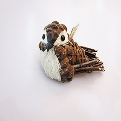 Home decorated Artificial Christmas sparrow christmas tree ornament christmas animal decoration
