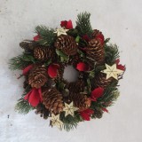 Artificial wholesale high grade festival christmas wreaths