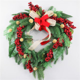 Popular handmade rattan tree decor garland wreaths outdoor christmas decorations