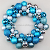 High Quality Christmas Plastic Ball Wreaths For Door Decoration New products