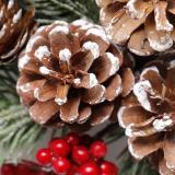 Home and christmas decoration Wholesale PE materials indoor Christmas wreaths