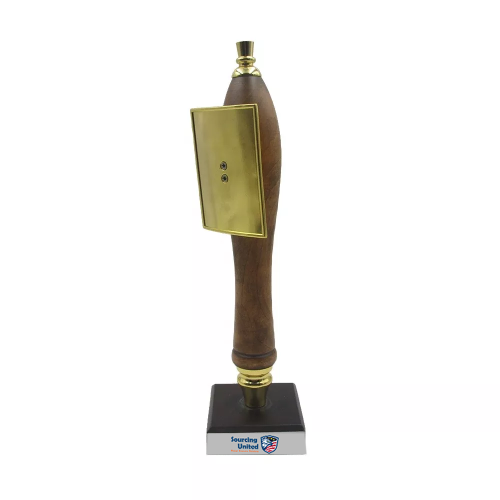 DY-TH216 JIENABON DESIGNED classical pipe style wooden  beer tap handle