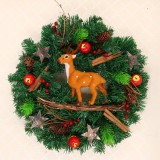 PVC Wreath with Ornaments