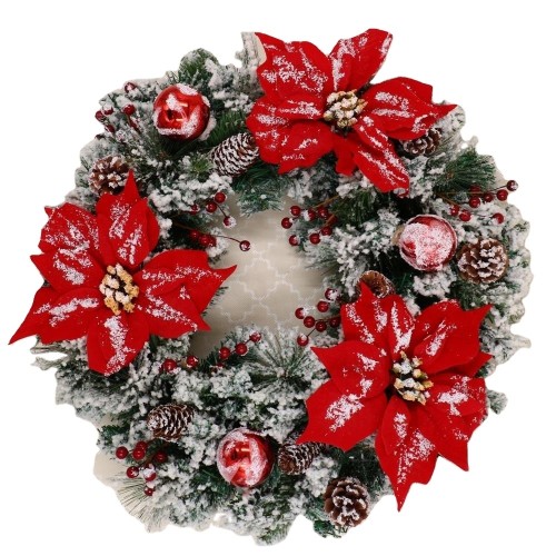 PVC Wreath with Ornaments