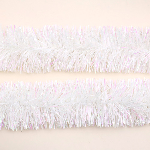 Promotional christmas decoration PET Tinsel Garland PET wire decoration Xmas Ornament